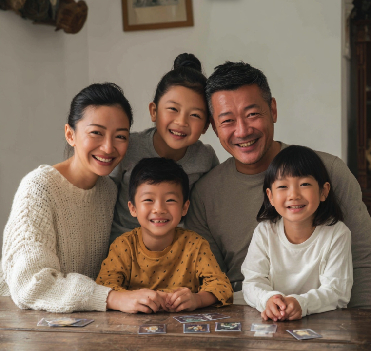 Family photo magnet